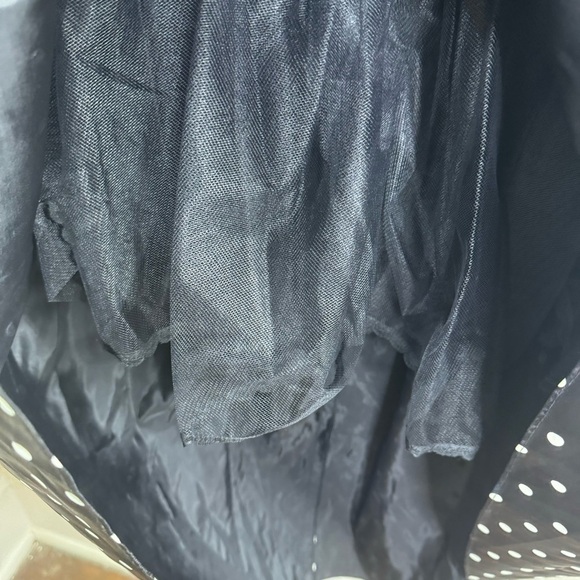 Vintage 80s Gunne Sax Polka Dot Hi-Low Dress Size: 9/10 NWT - Picture 12 of 13